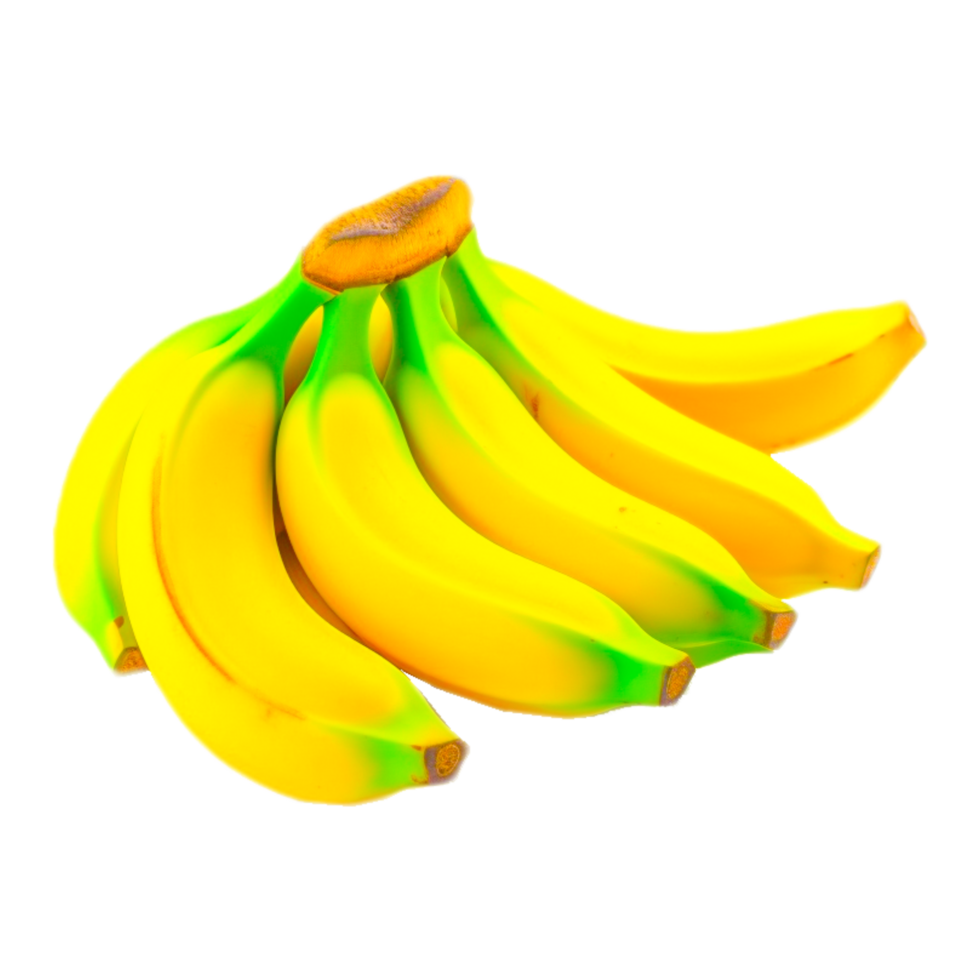 Bunch of bananas high protein great benefits for human health ai generative png