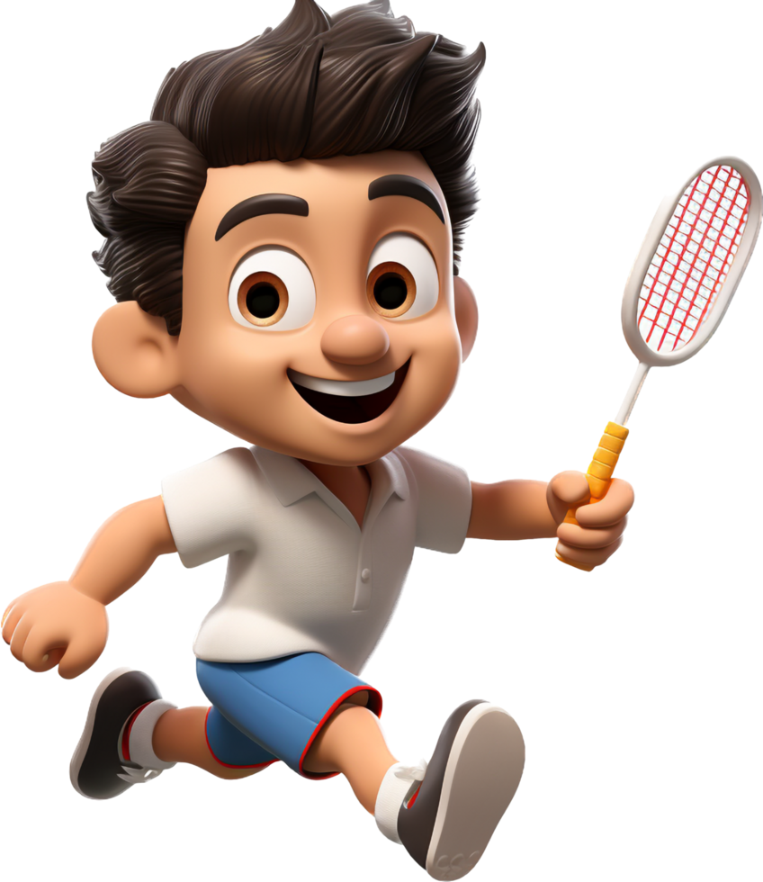 badminton jogador png com ai gerado.