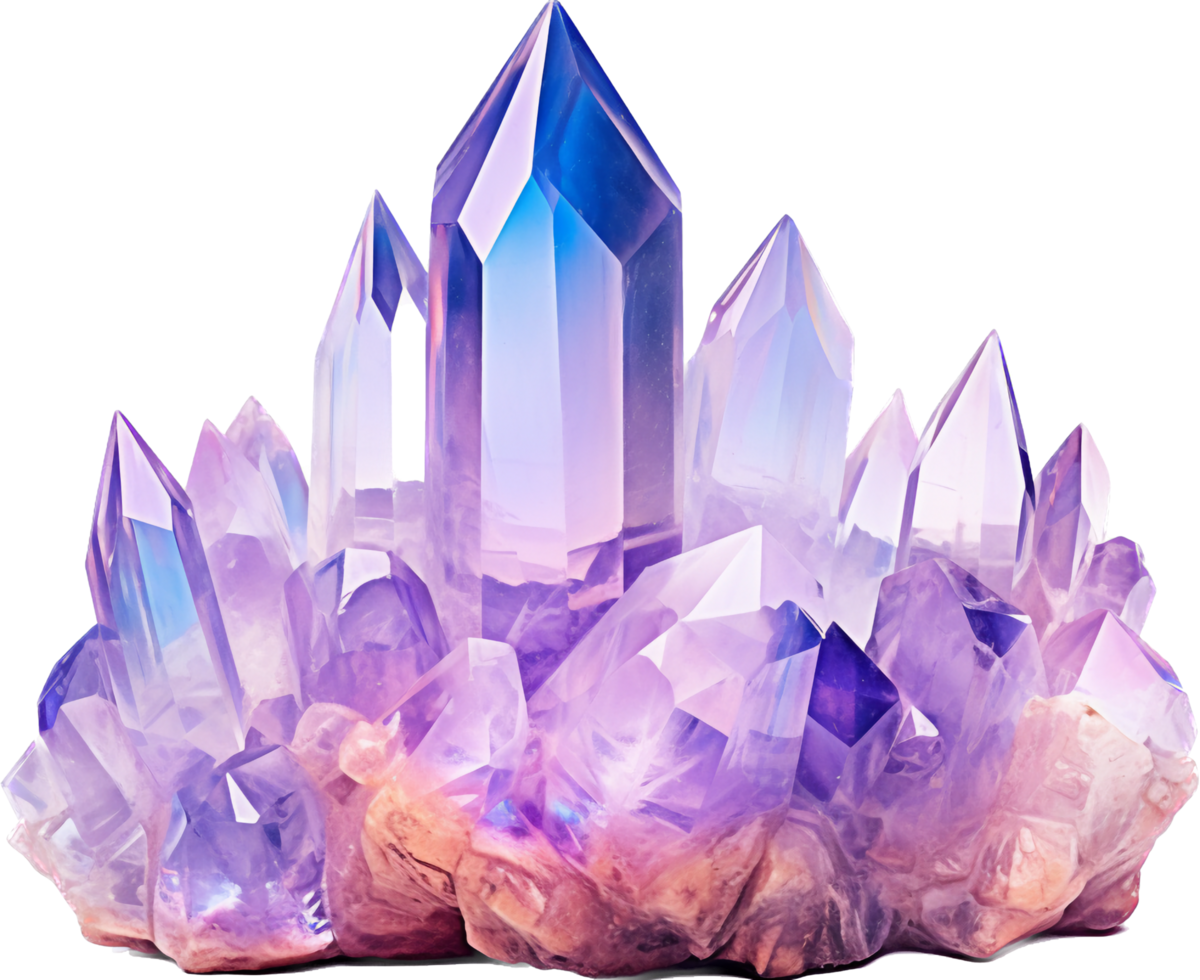 Crystal png with AI generated.