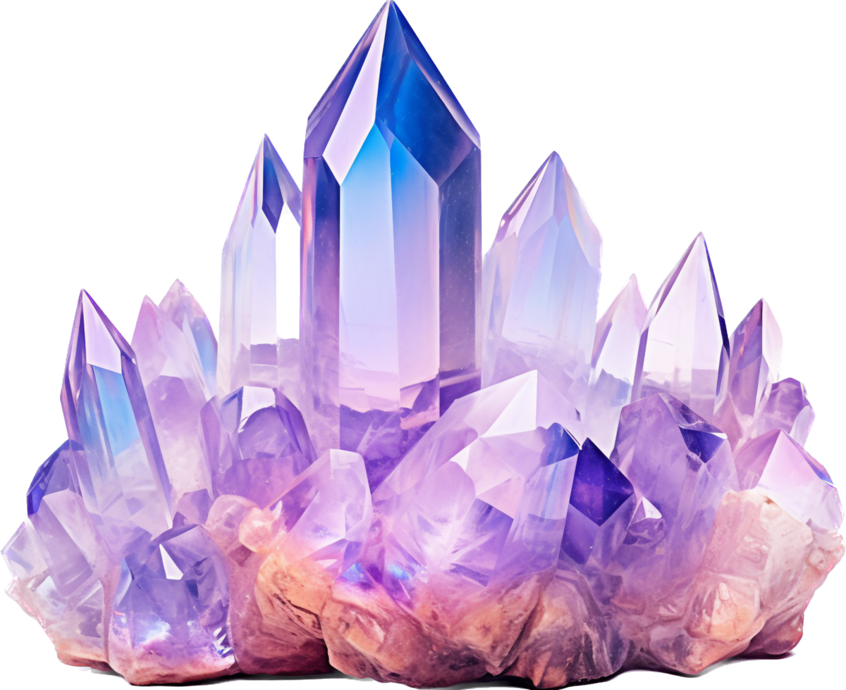 Crystal png with AI generated.