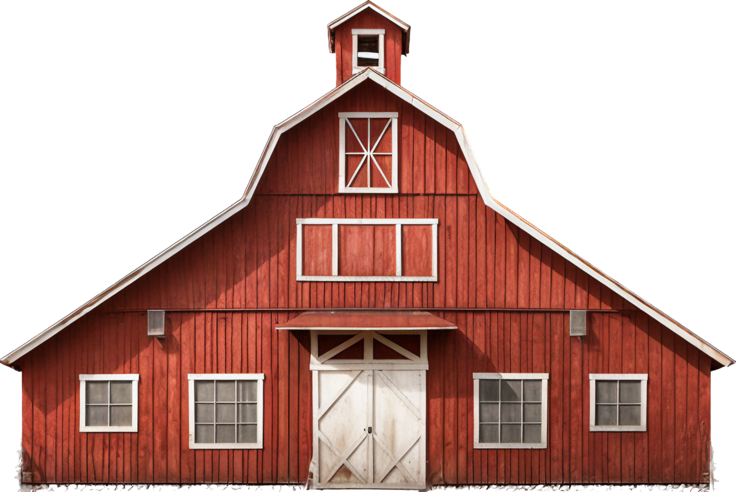 Barn png with AI generated.