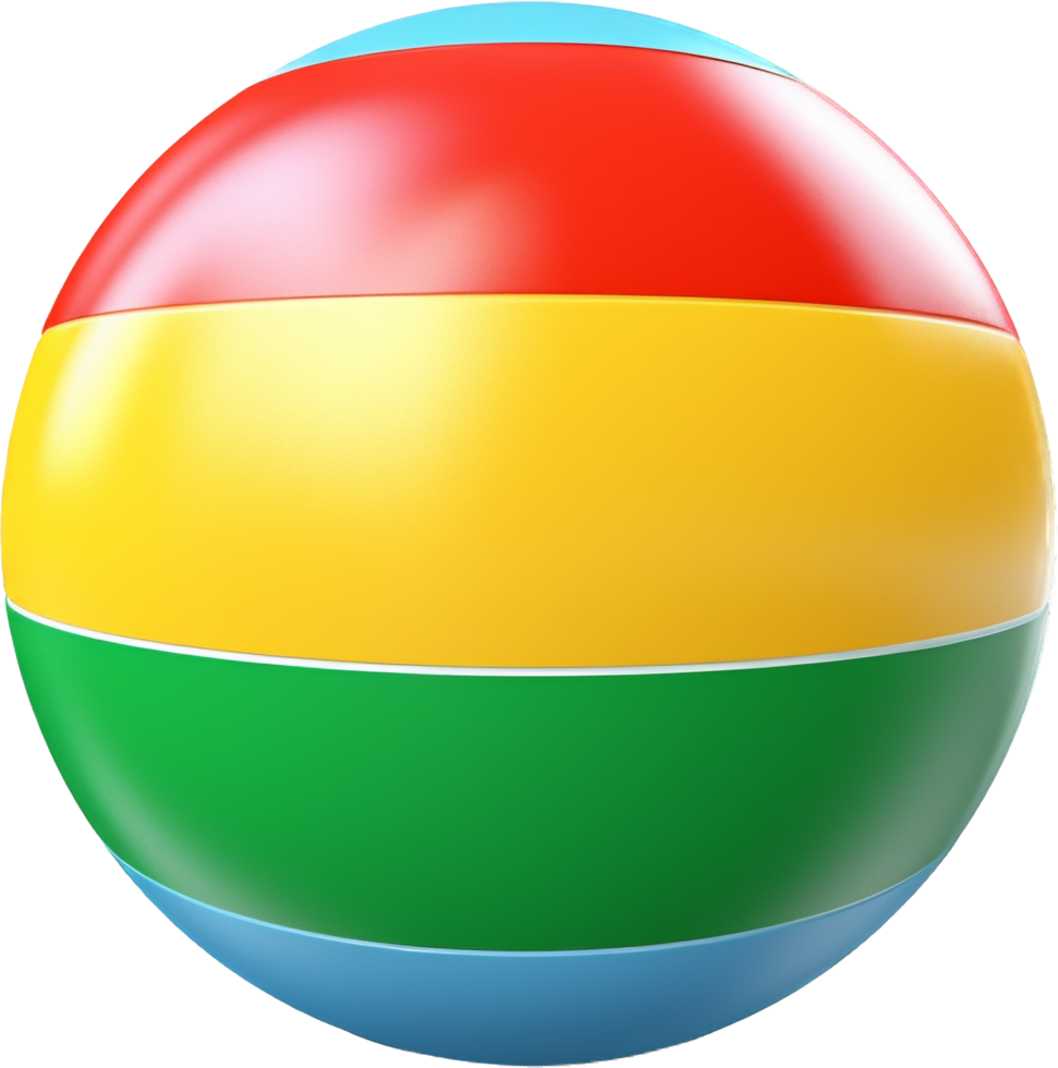 Strand Ball png mit ai generiert.