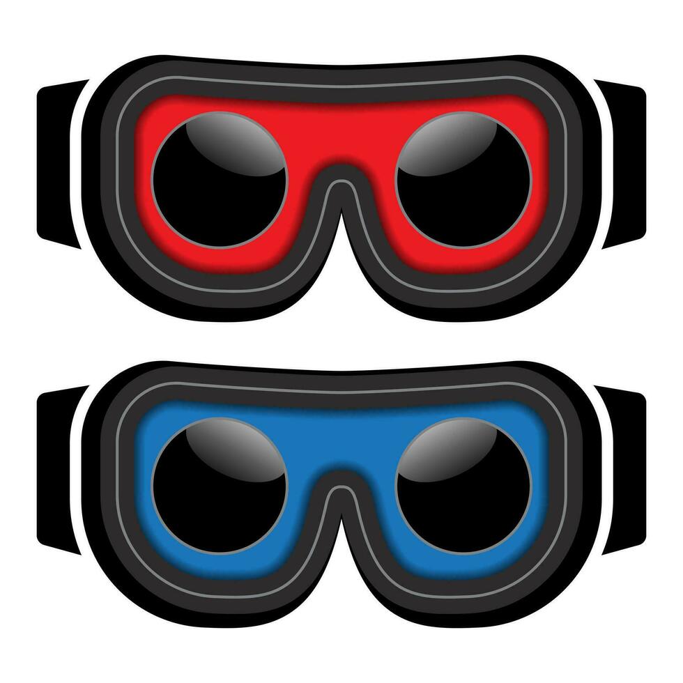 VR headset or virtual reality headset line art icon for apps or website vector