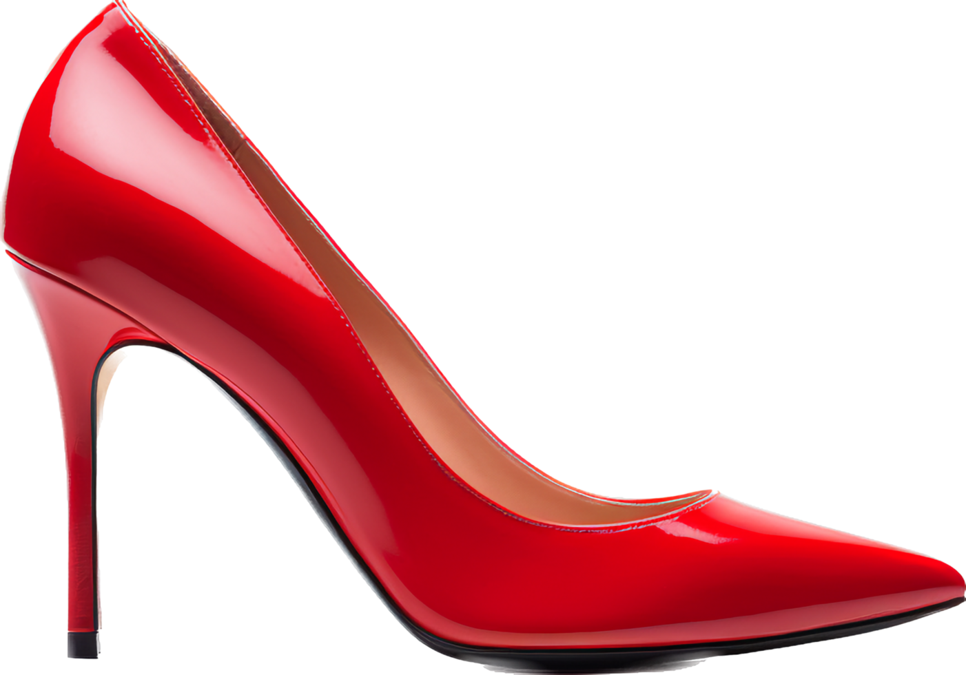 High heels png with AI generated.