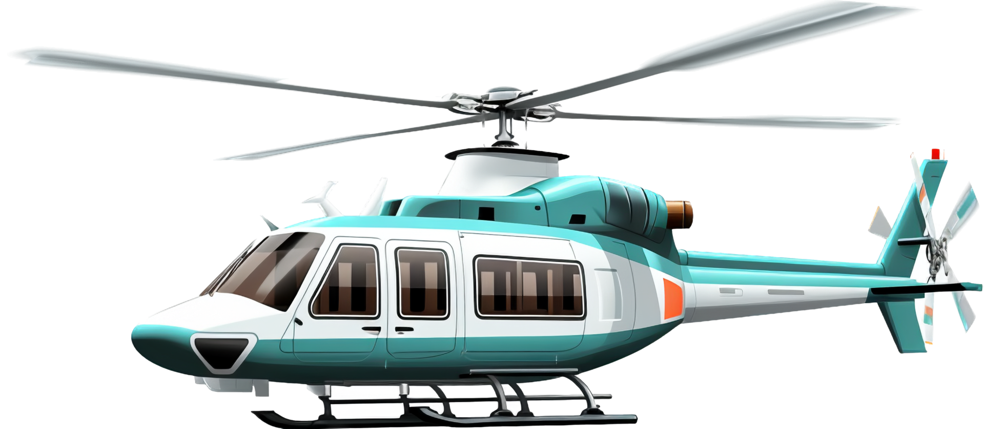 Hubschrauber png mit ai generiert.