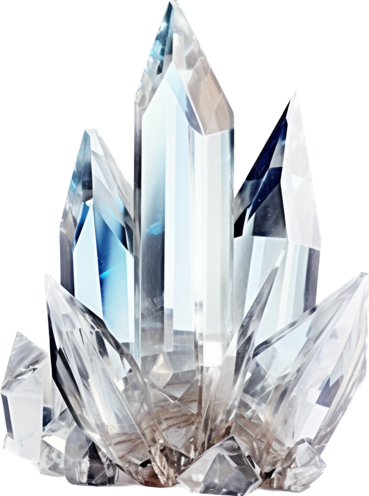 Crystal png with AI generated.