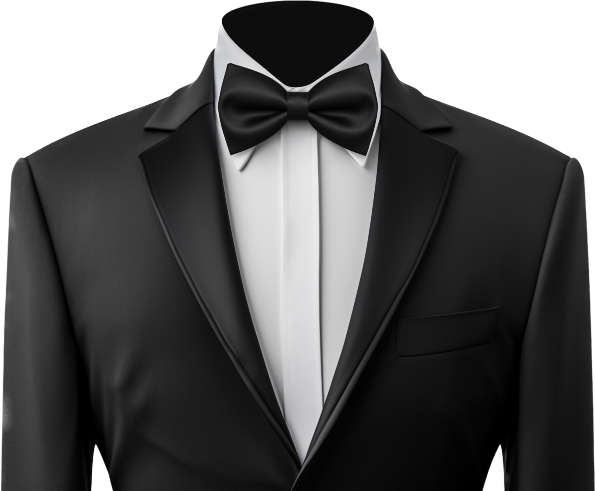 Tuxedo png with AI generated.