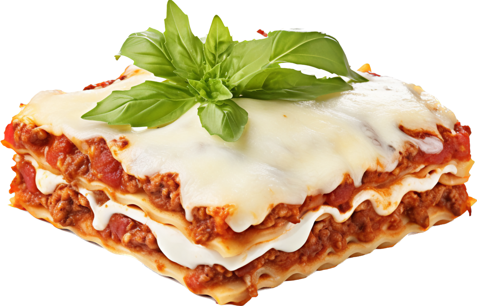 Lasagna png con ai generato.