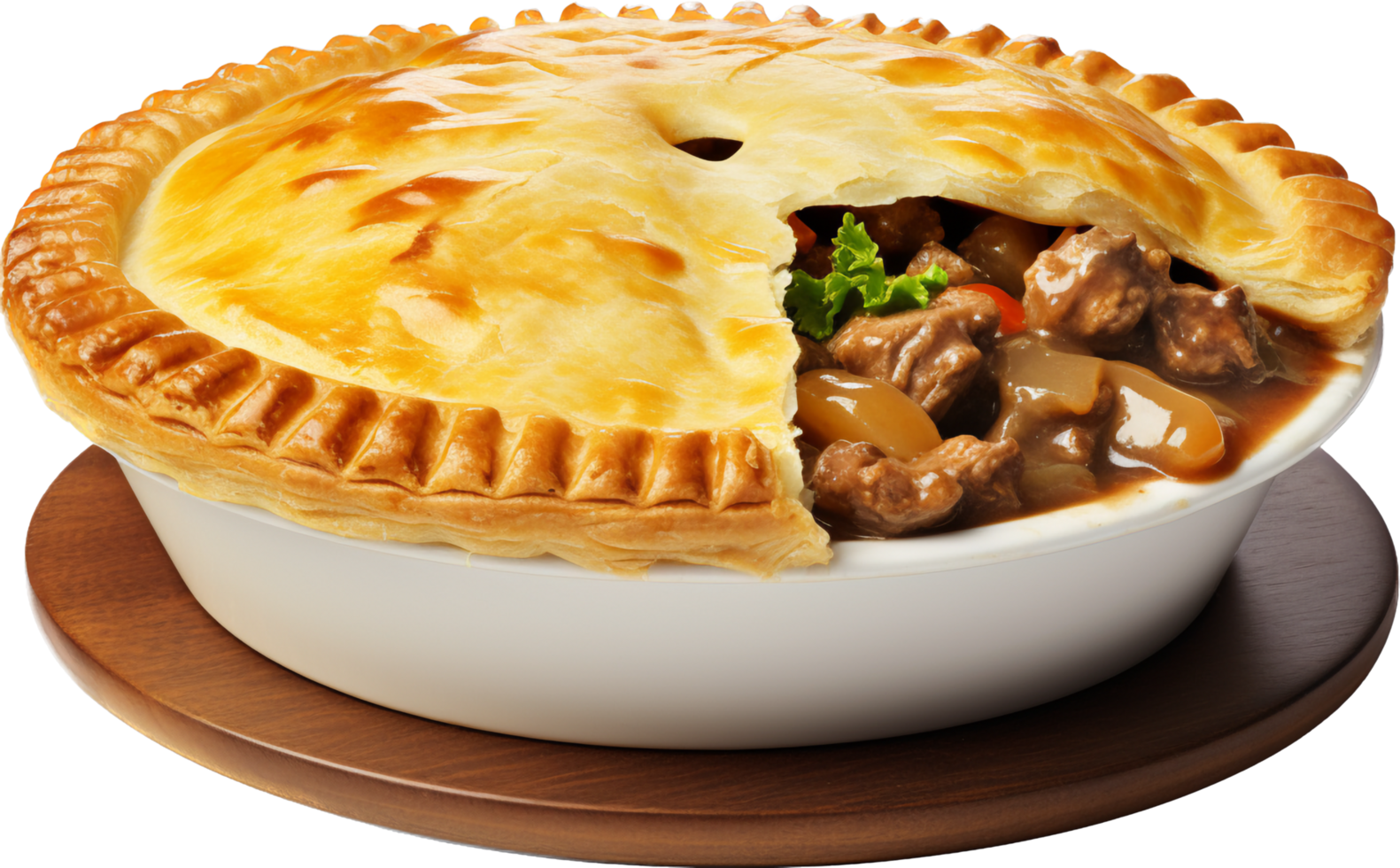 steak and kidney pie png with AI generated. 26757857 PNG