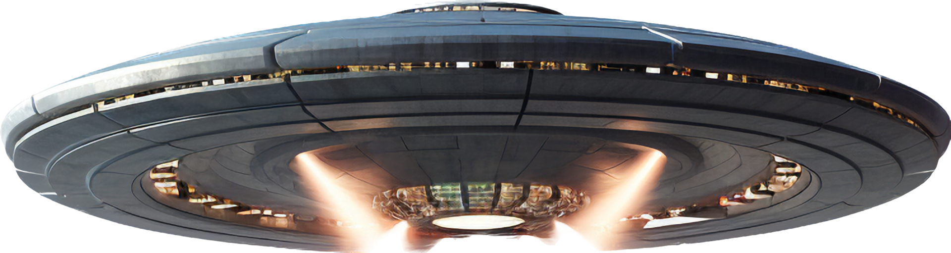 Ufo png with AI generated.