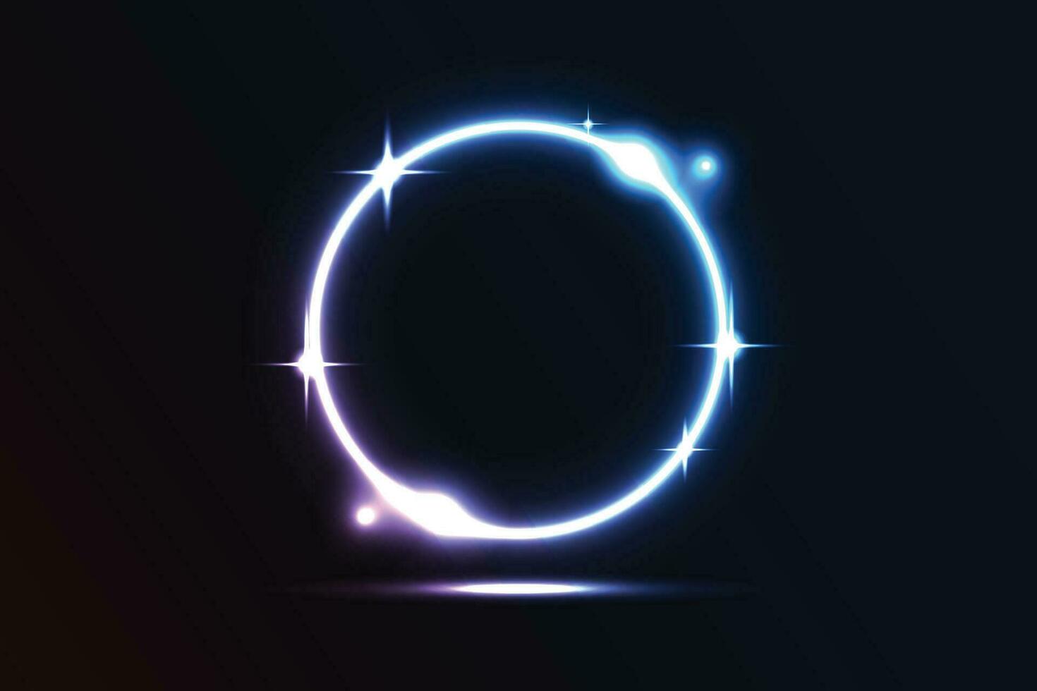 circular neon wallpaper, neon background, circular neon with lighting background vector