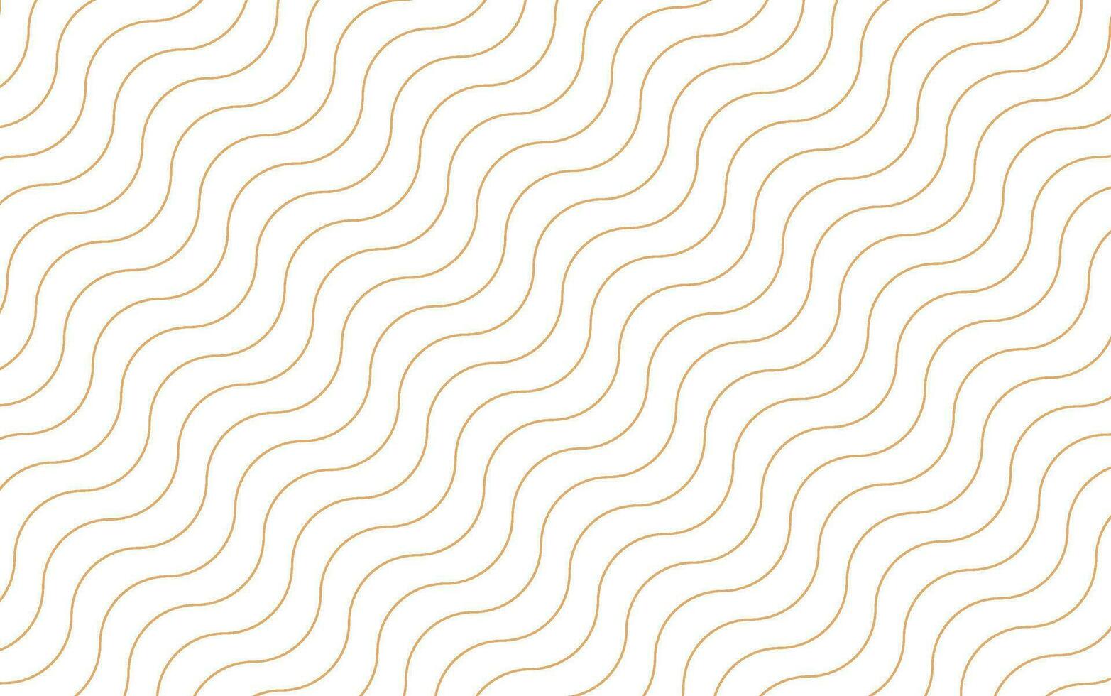 simple wavy line background in gold vector
