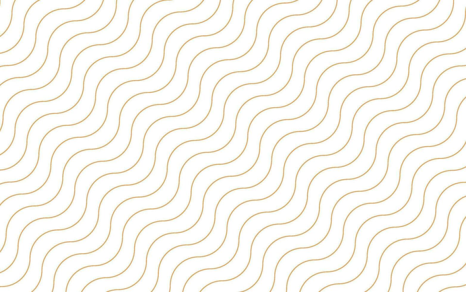 simple wavy line background in gold vector