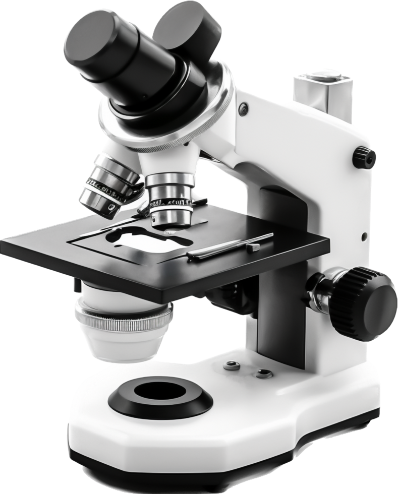 Microscope with . png