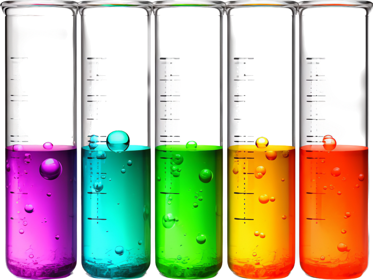 Test tube chemical png with AI generated.