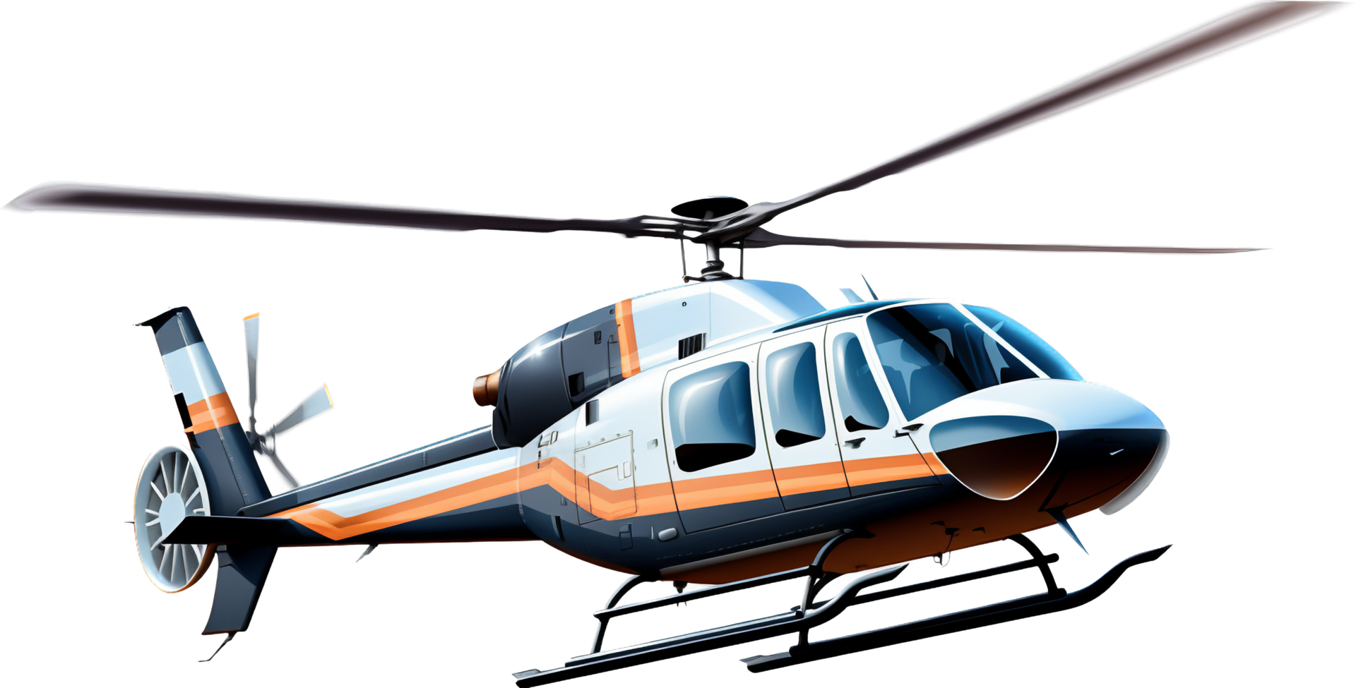 Helicopter png with AI generated.