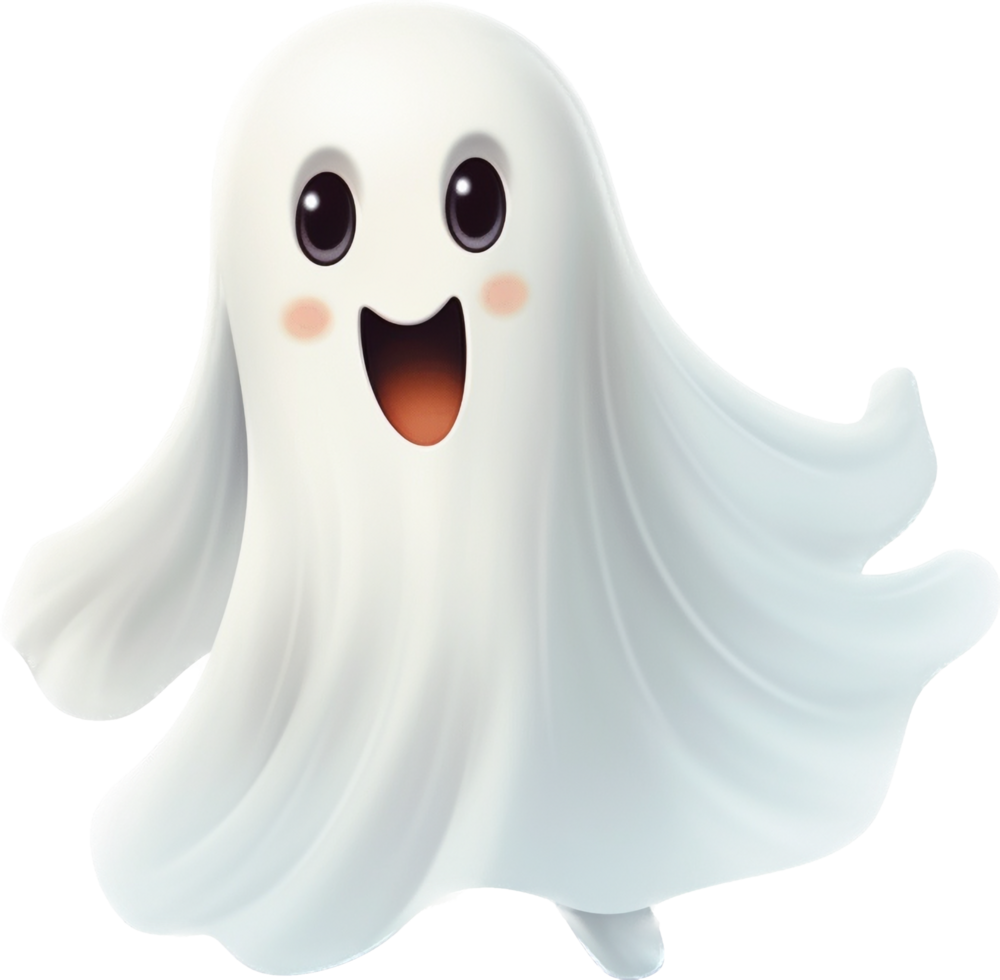 Ghost png with AI generated.