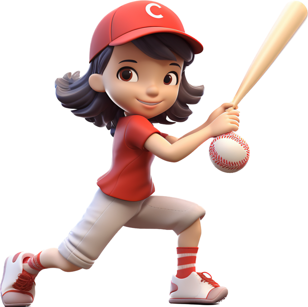 Baseball player with . png