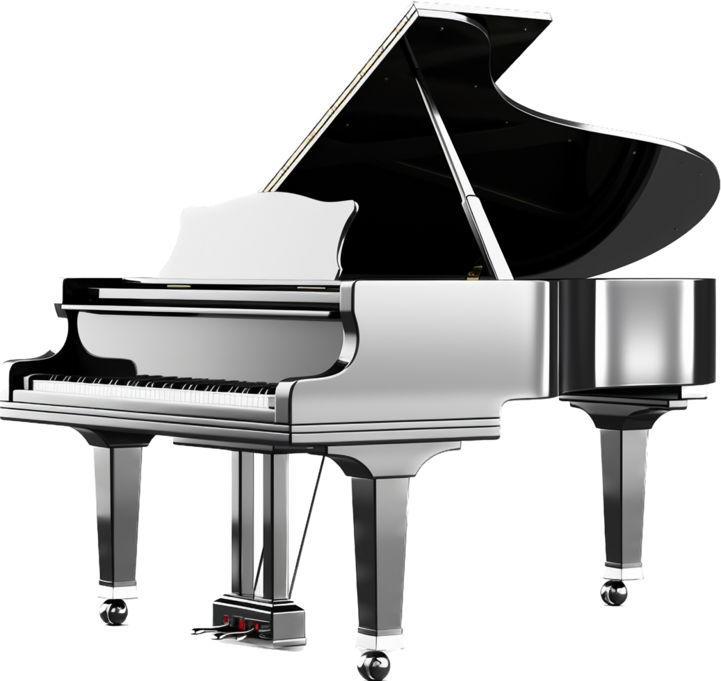 Piano png with AI generated.