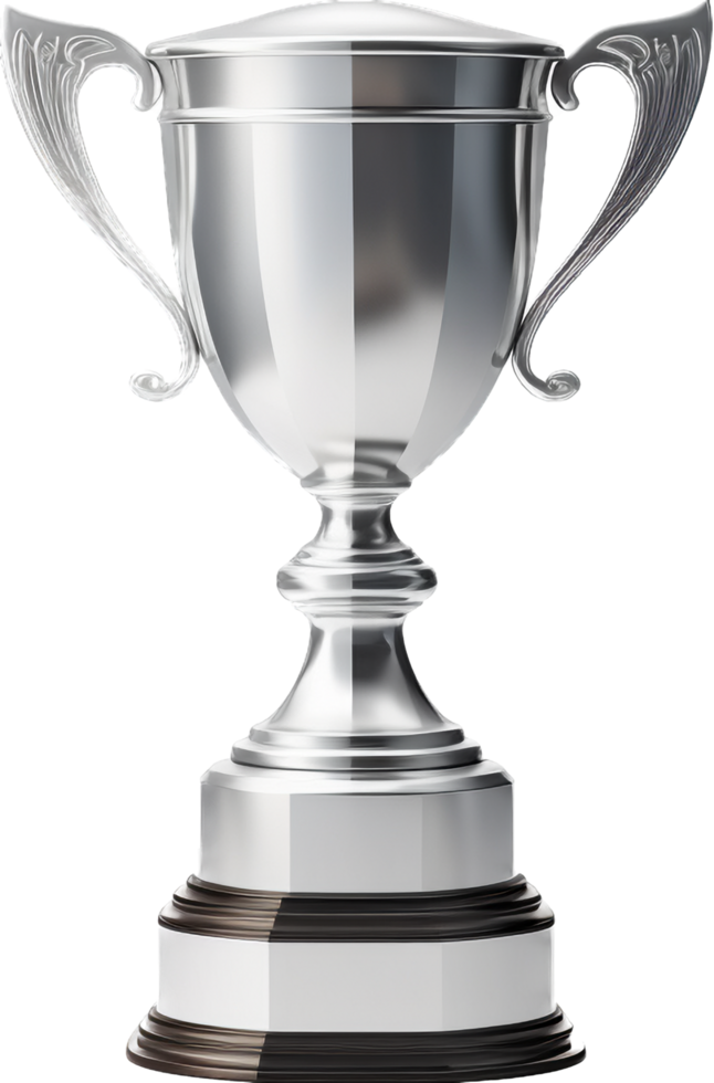 Trophy png with AI generated.
