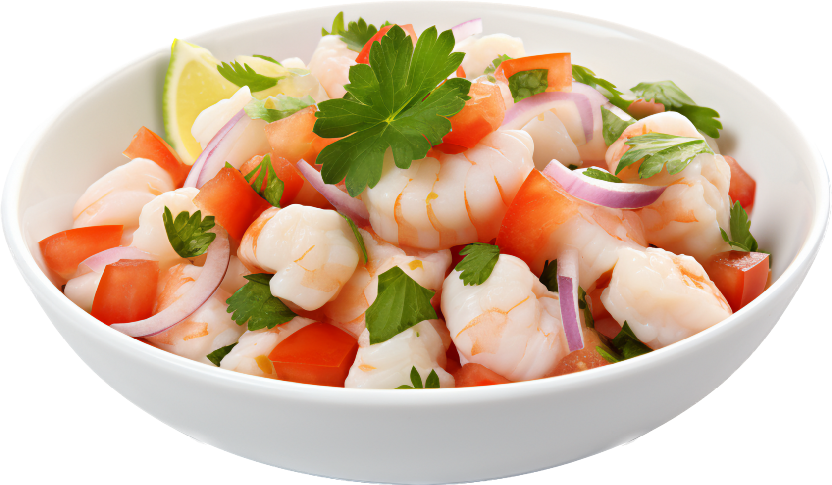 Ceviche png with AI generated.