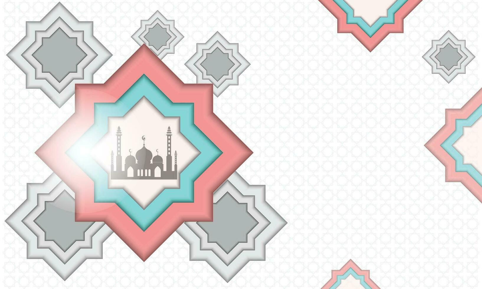 Fondo de Ramadán Kareem vector