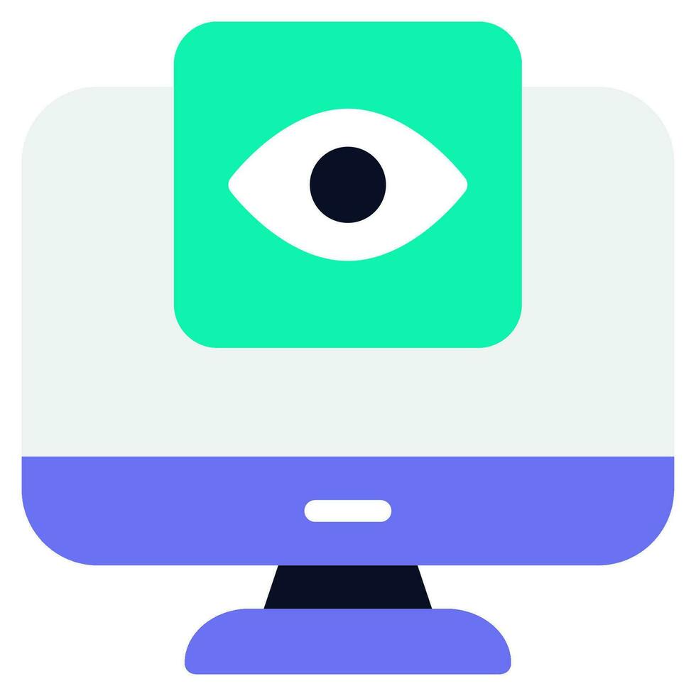 Remote Monitoring Icon vector