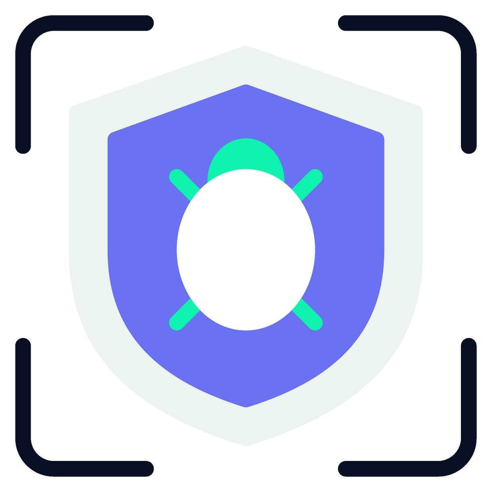Cyber Threat Detection Icon illustration vector