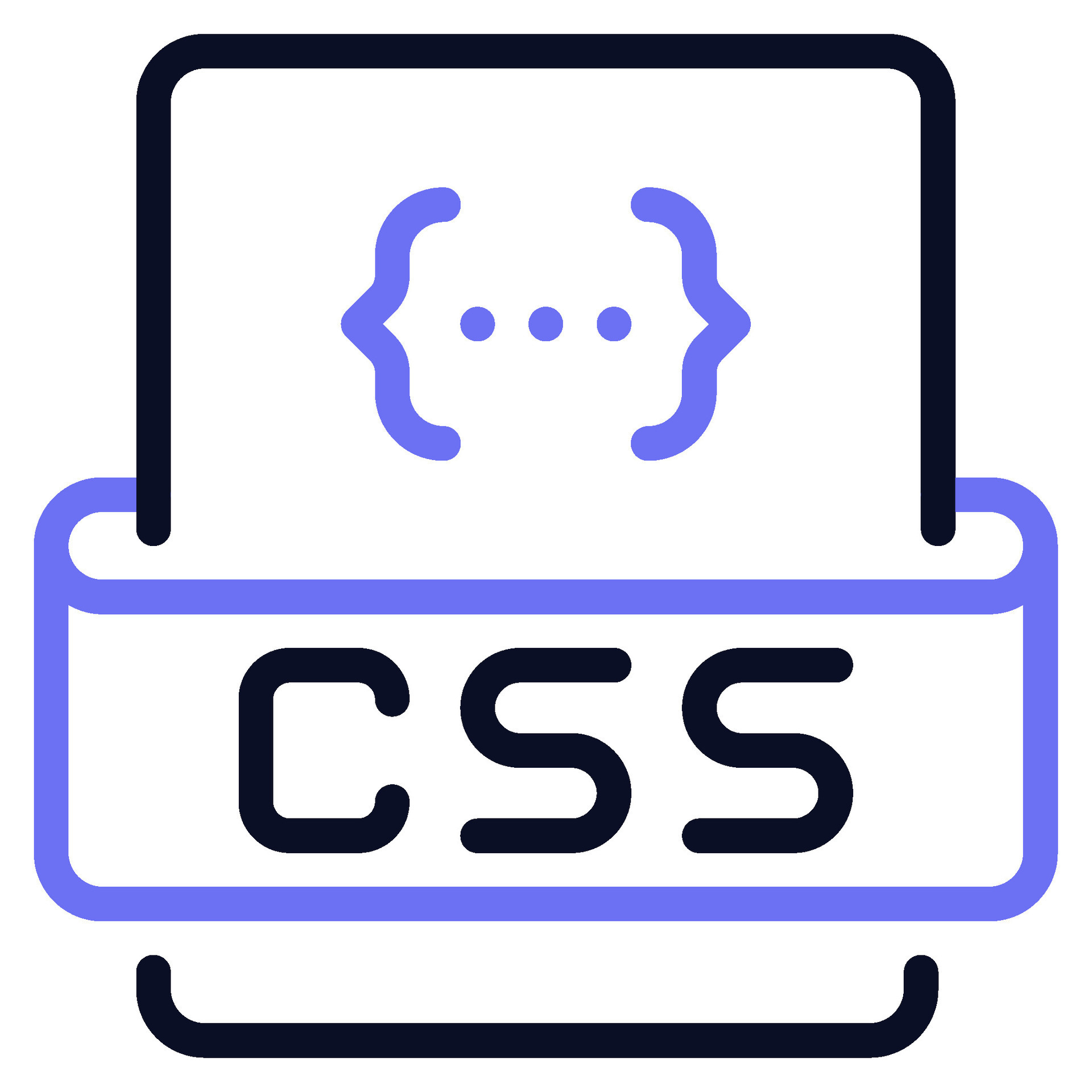 CSS Styling Icon 26758219 Vector Art at Vecteezy