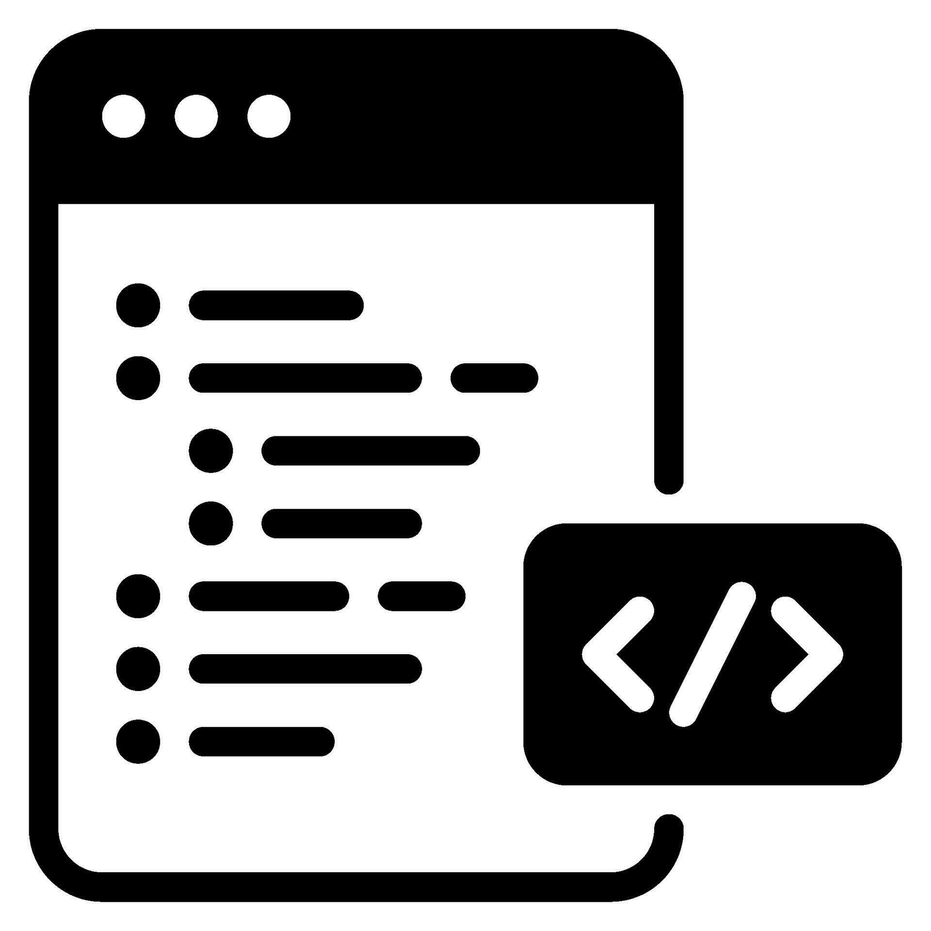 Backend Development Icon 26758255 Vector Art at Vecteezy