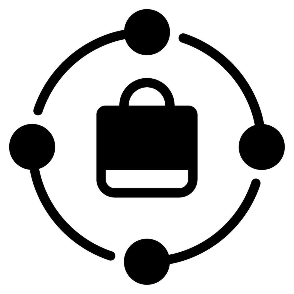 comercio electrónico integración icono vector