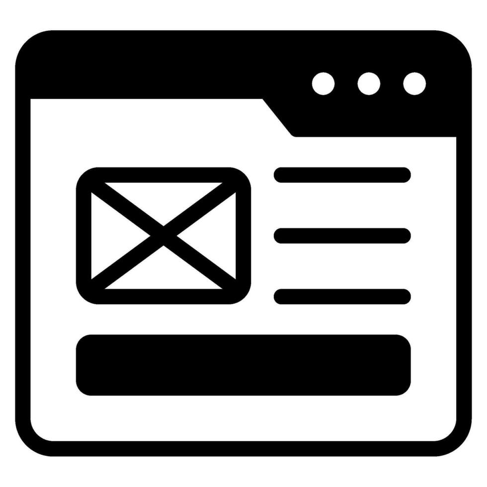 Wireframing Icon illustration vector