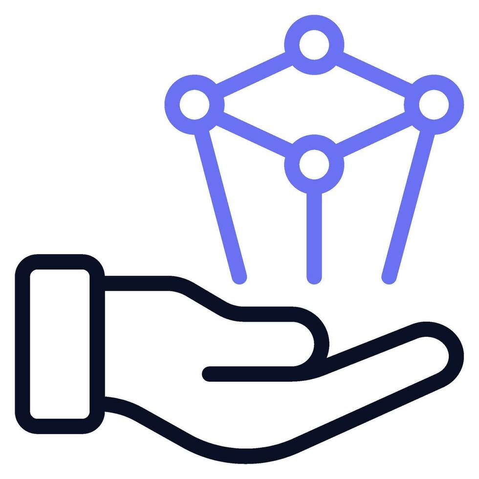 VR Simulation Icon vector