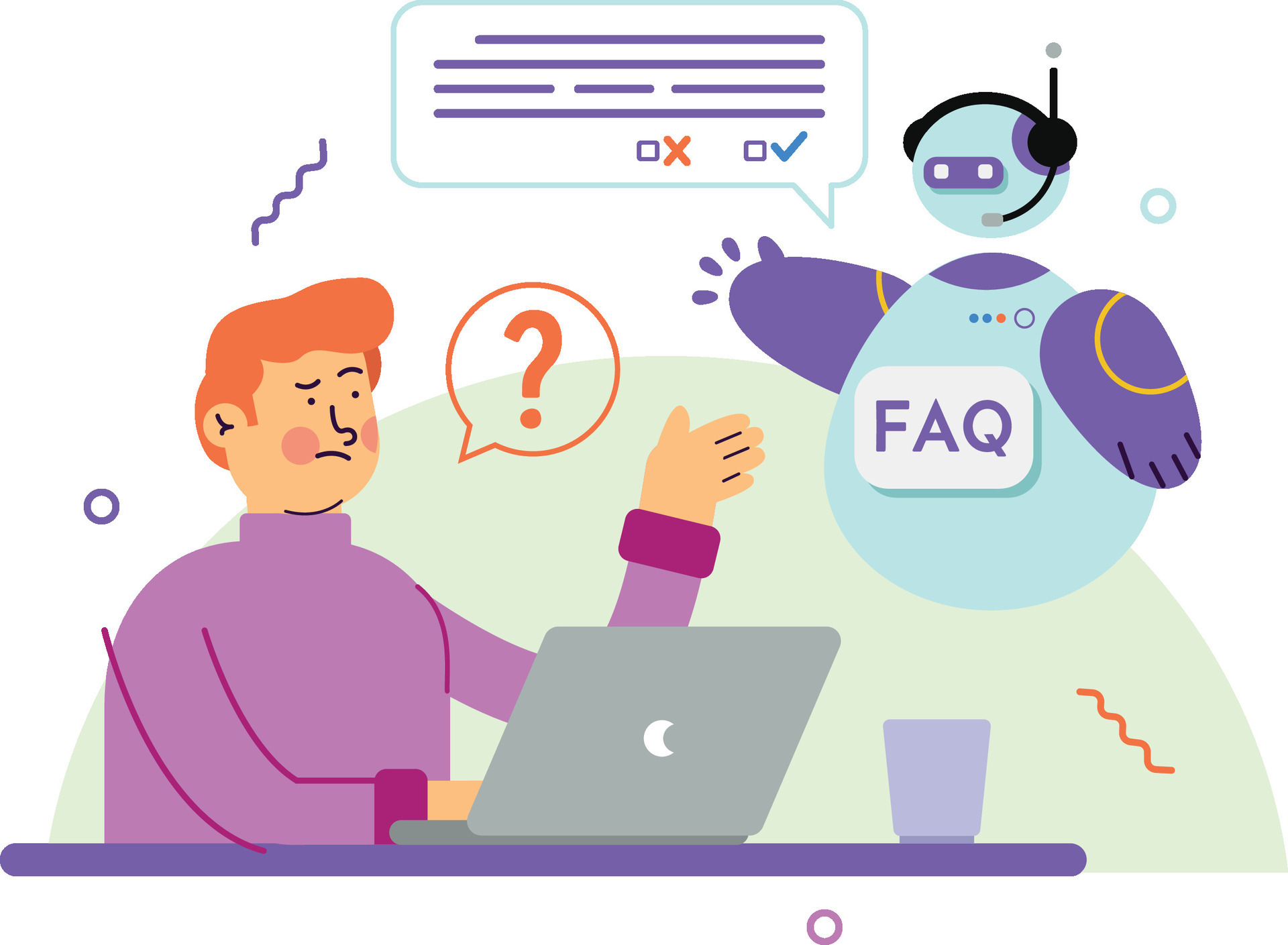 ai-in-customer-service-illustration-26758460-vector-art-at-vecteezy