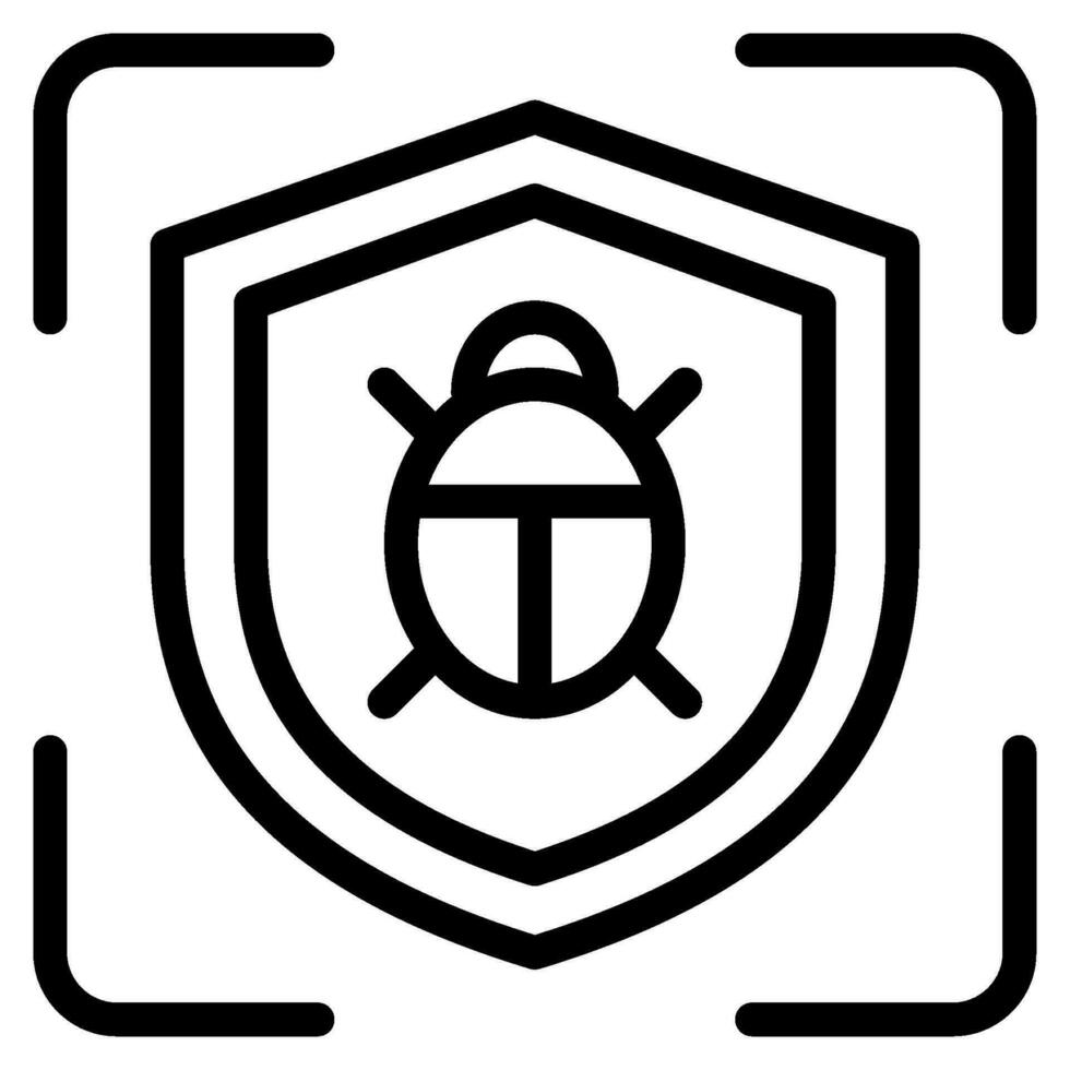Cyber Threat Detection Icon illustration vector
