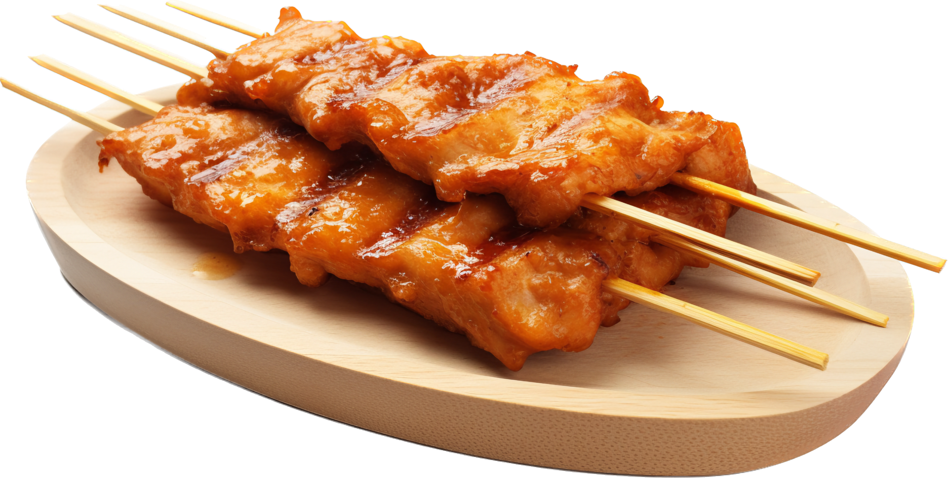 Satay png with AI generated.
