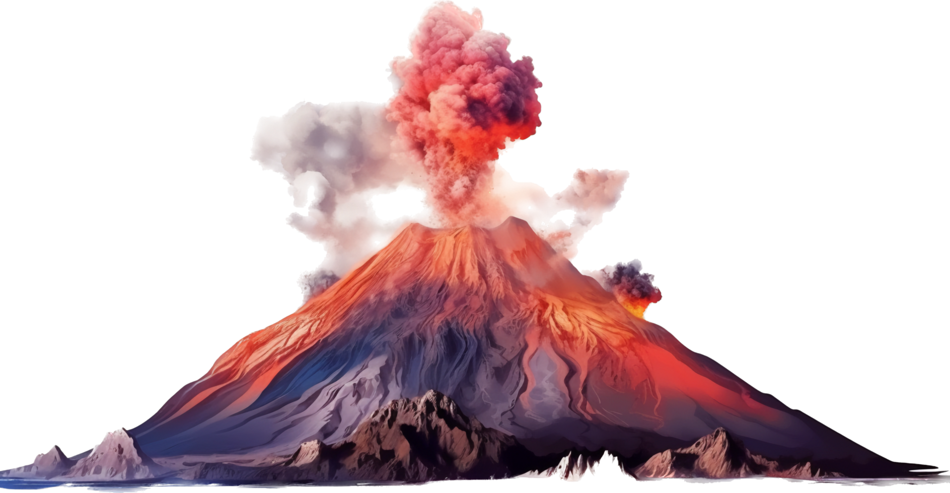 Volcano with . png