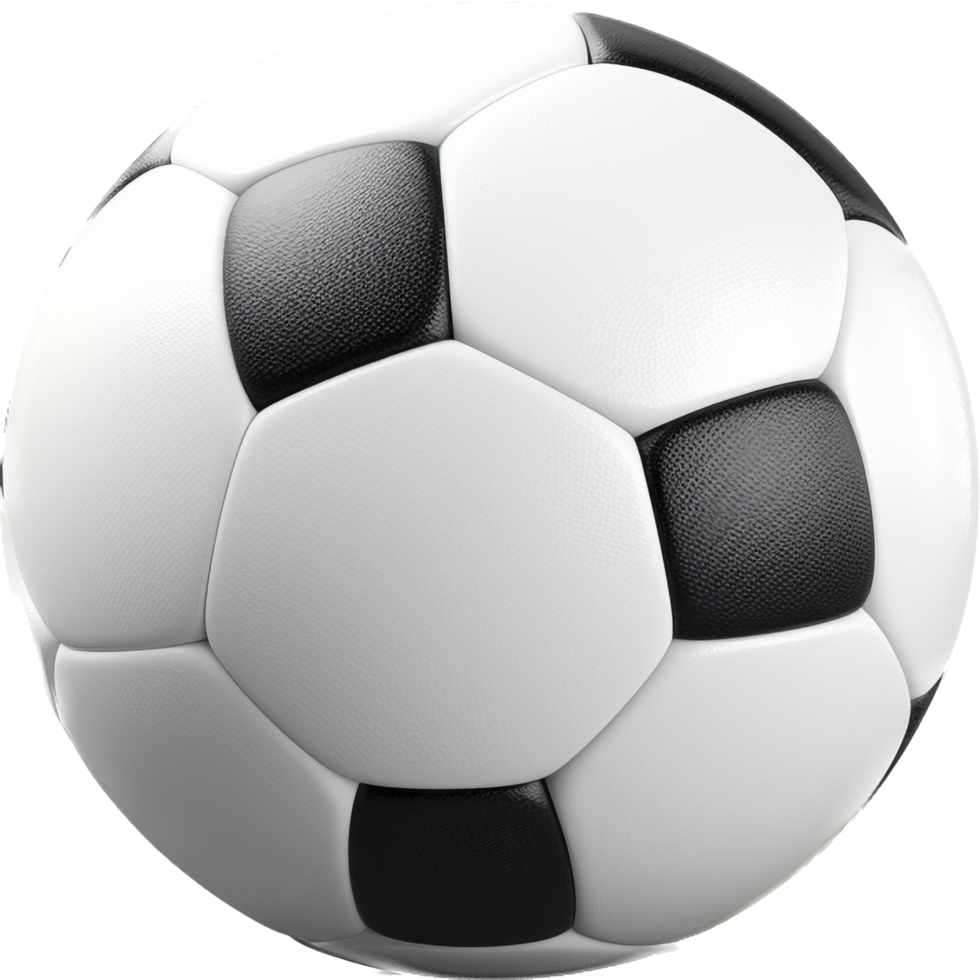 Soccer ball png with AI generated.