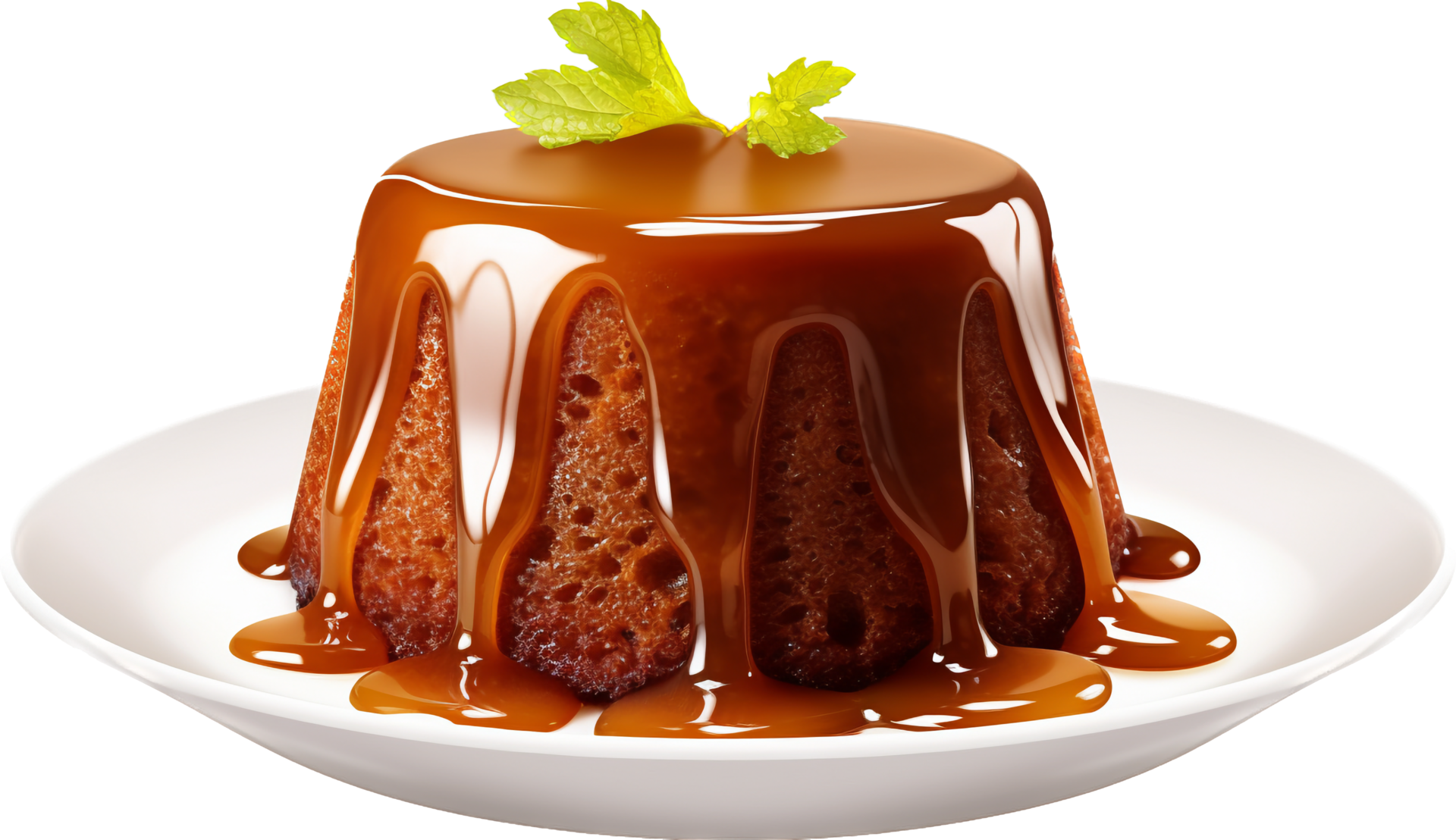 Sticky toffee pudding png with AI generated. 26758507 PNG