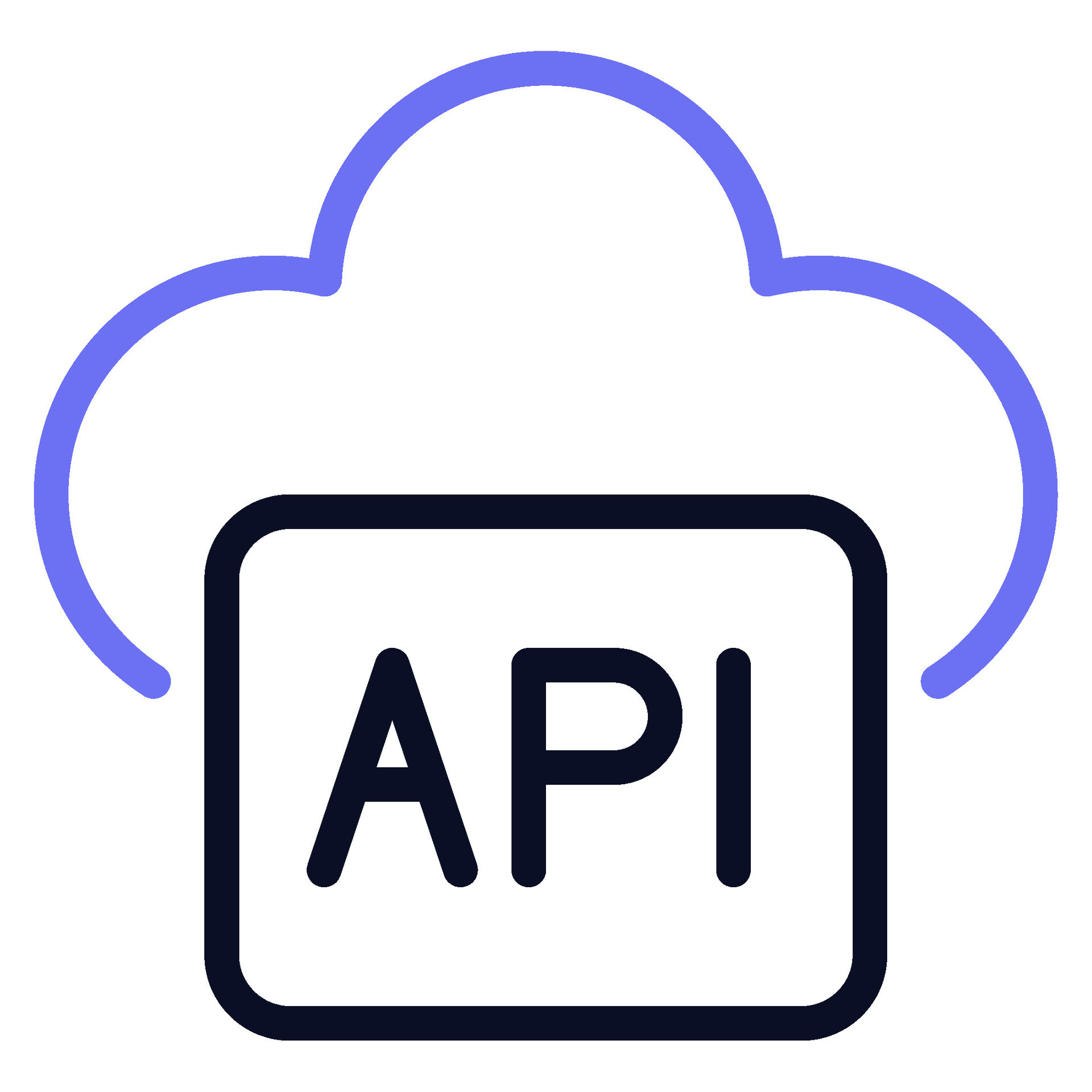 Cloud API Icon 26758614 Vector Art at Vecteezy