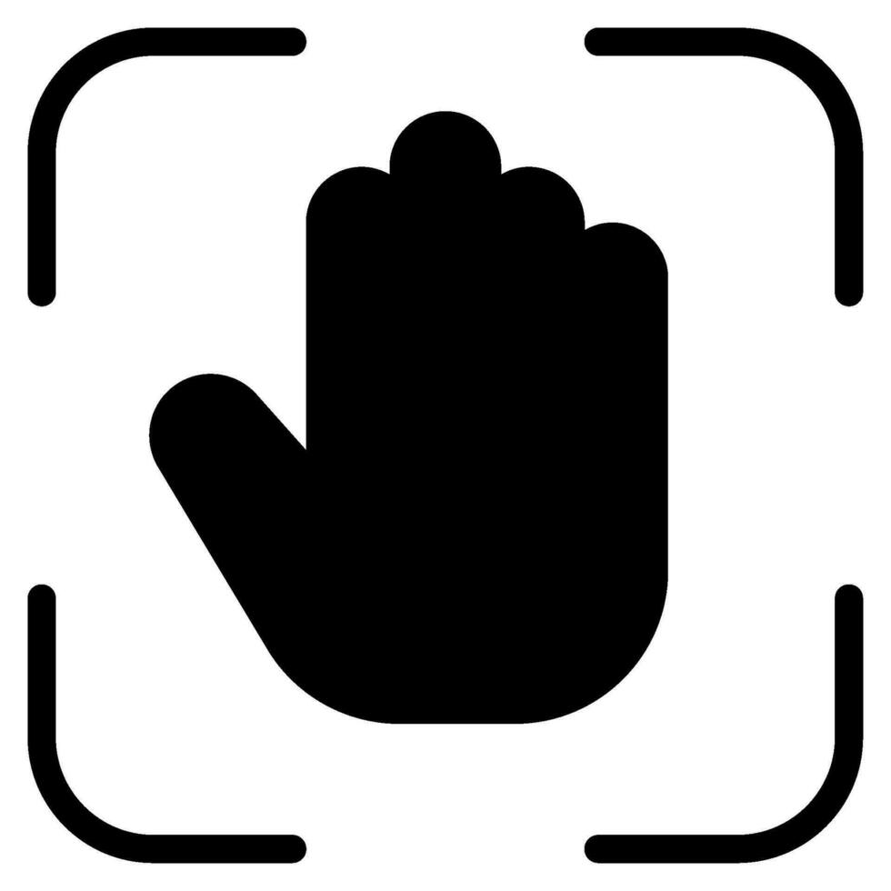 Hand Tracking Icon vector