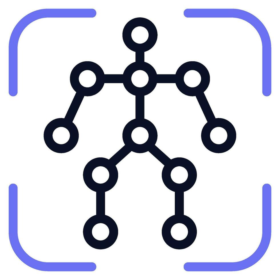 Motion Tracking Icon vector