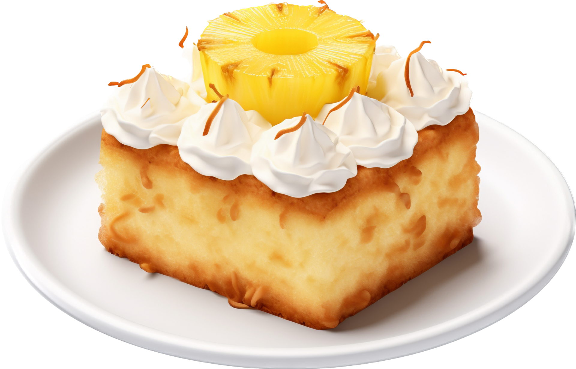 Pineapple cake with . 26758723 PNG
