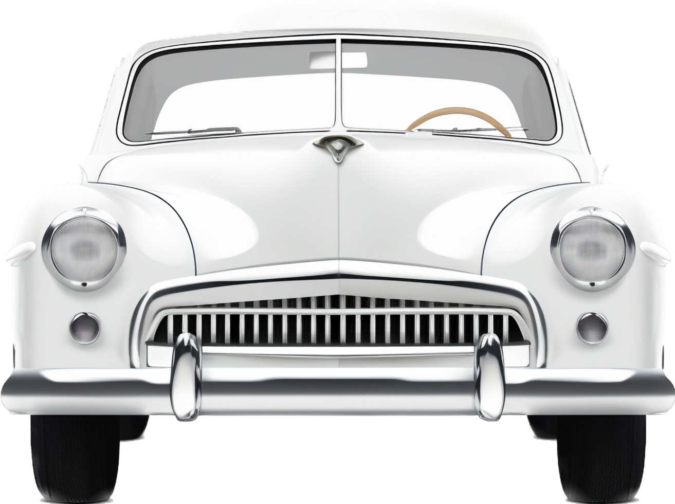 Car vintage png with AI generated.