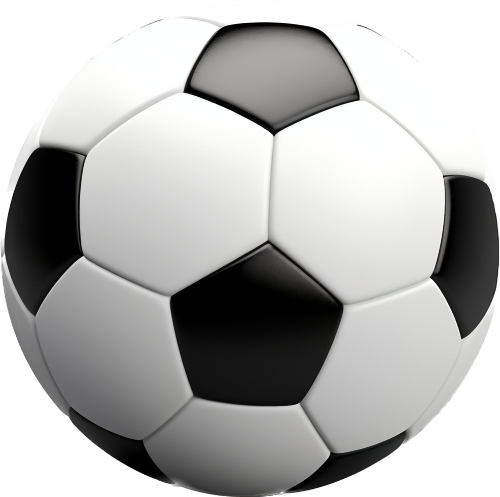 Soccer ball png with AI generated.