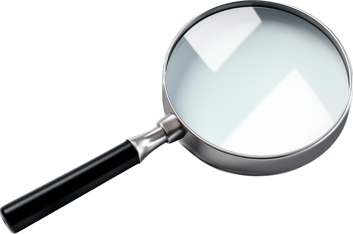 Magnifying glass with . png