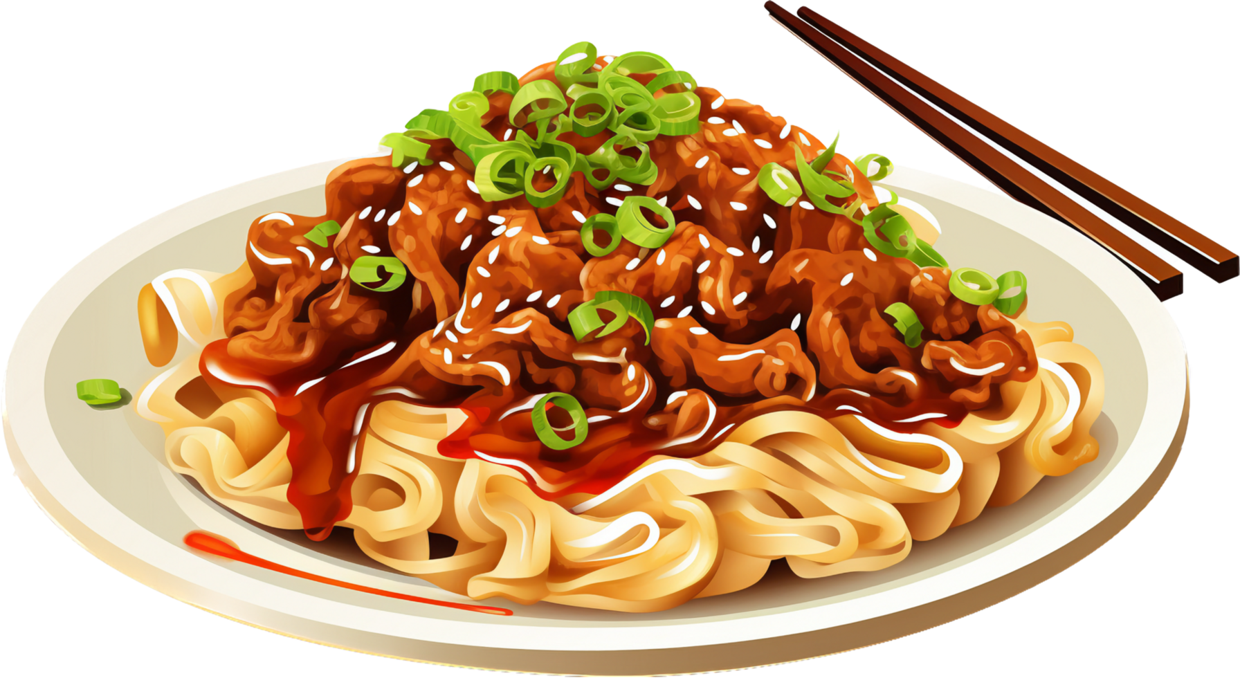 Cantonese Soy Sauce Pan Fried Noodles with . png