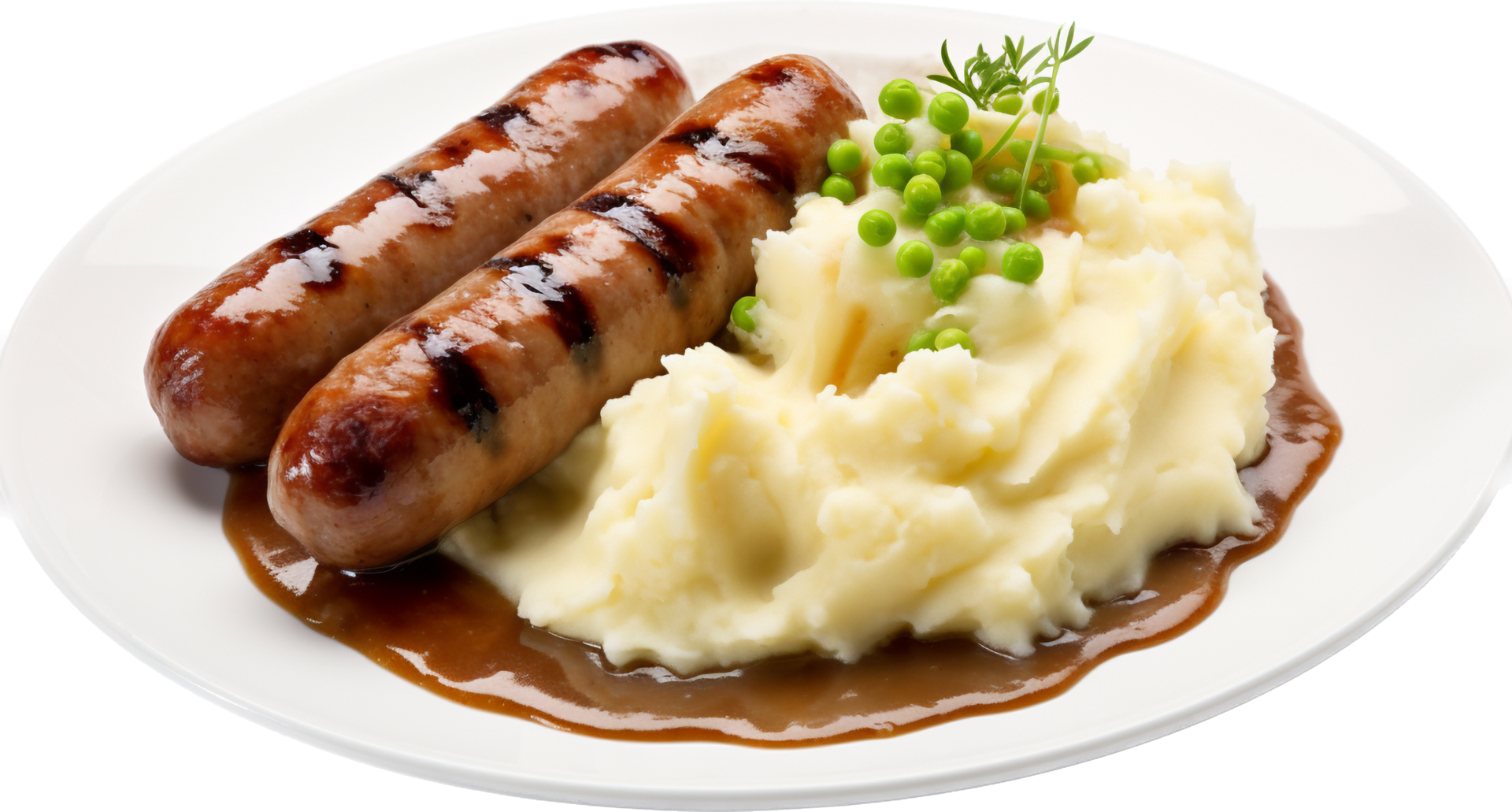 Bangers and mash png with AI generated. 26758775 PNG