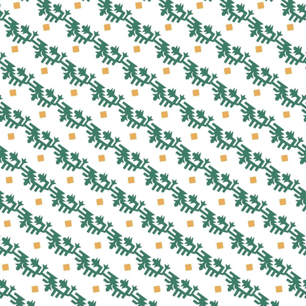 Jamdani sari border pattern design. Vector seamless fabric pattern design.