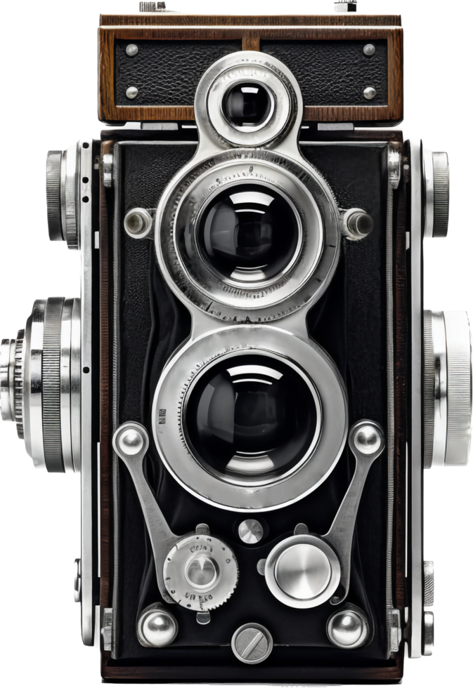 Vintage camera with . png